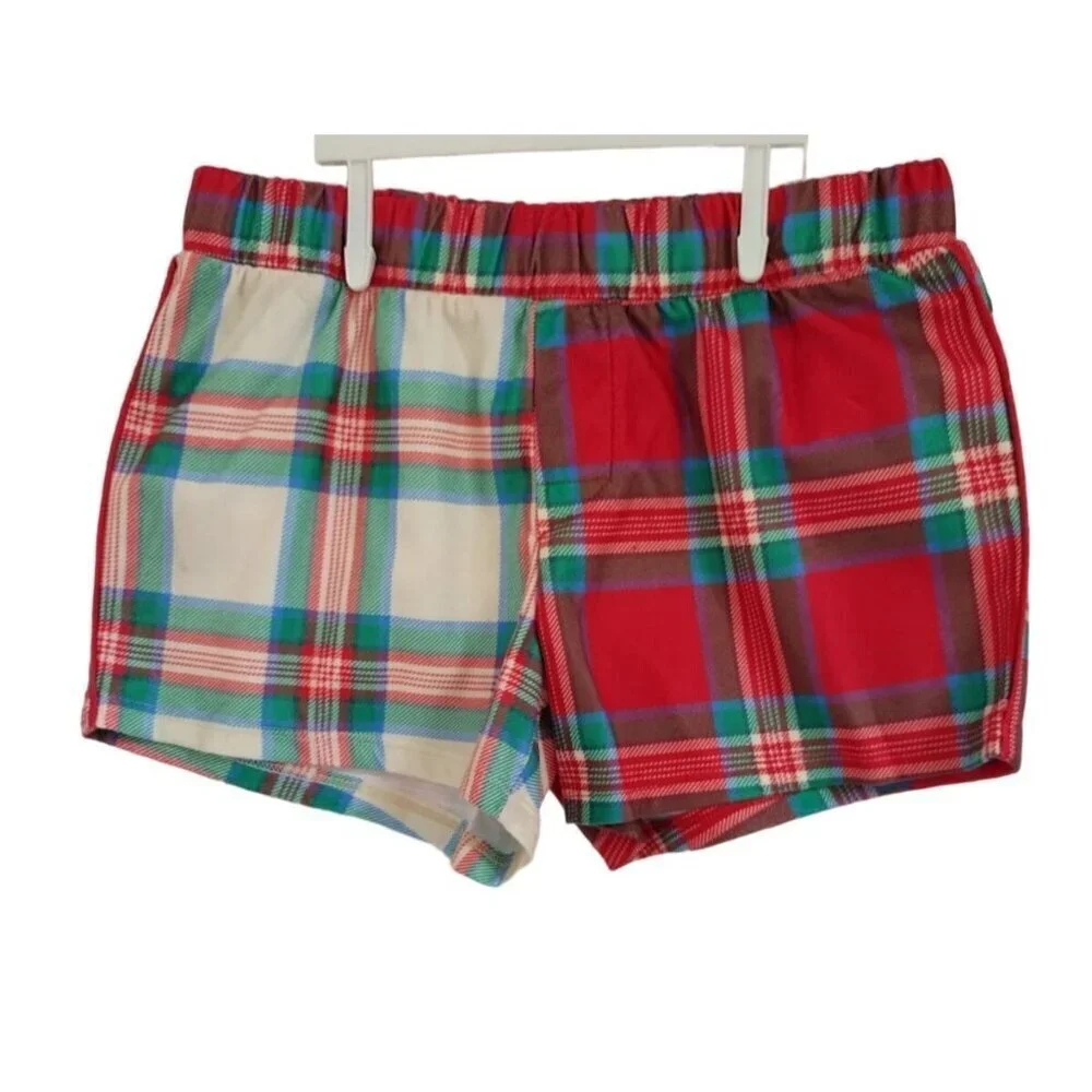 Art Class unisex Plaid Pyjama Set, Flame Resistant, Red & Green Size M (8), NWT